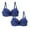 Blue, variant on frariair Plus Size Bras For Women Women's Underwear BCDE Cup Bra Lace Lingerie Lace Bras for Women