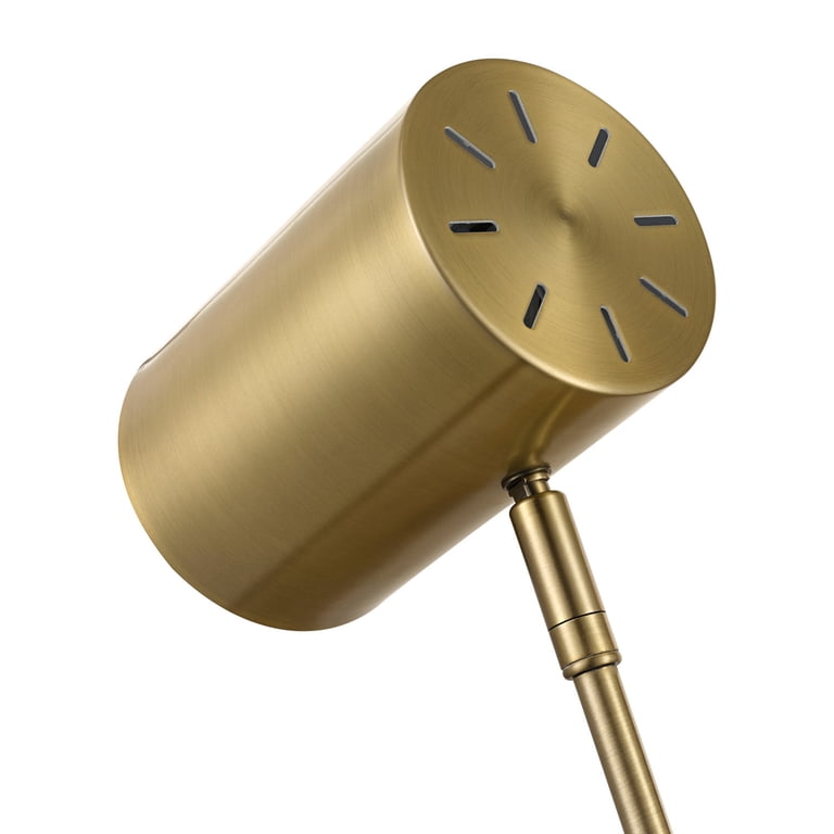 Globe Electric Matte Brass Desk Lamp, 20", Adjustable photo 7