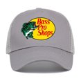 thumbnail image 1 of Bassproshops Printed Cotton Summer Outdoor Fishing Sun Protection Baseball Cap  (Grey), 1 of 7
