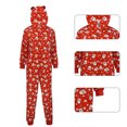 thumbnail image 3 of Teissuly Christmas Jumpsuit, Novelty Christmas Print Long Sleeved Romper, Funny An Integral Whole Pajamas With Back Zipper Teissuly WER202310162792, 3 of 7