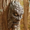 thumbnail image 4 of Acekid Halloween Tree Faces Decor Outdoor, Scary 3D Tree Bark Face Zombie Hands Resin Sculpture, Tree Decorations Outdoor for Halloween Easter Garden Creative Props, 4 of 9