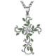 thumbnail image 1 of Collar Cruz Entrelazada EternalTwist03 1Pza Plata Dije 2x3.2cm Metal High Monaco, 1 of 5