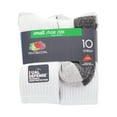 thumbnail image 4 of Fruit of the Loom Boys Durable Crew Socks, 10 Pack, 4 of 5