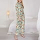 thumbnail image 3 of Balery Garden Of Little Bunnies Conjunto de Pijama con Estampado para Mujer, Conjunto de Dos Piezas con Manga Larga, Ropa de Dormir Suave con Bolsillos, Pijamas Cómodos-XX-Large, 3 of 7