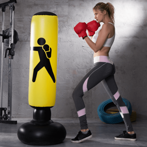 Punching Bag Boxing Stand Heavy Duty Tumbler Sandbag Fitness Training Adult Gift 