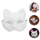 thumbnail image 3 of Máscara sin pintar, bricolaje, máscara en blanco sin terminar, máscara de plástico pintable, accesorio, máscara de gato en blanco, máscara de carnaval, accesorio, máscara de Halloween, máscara de fe, 3 of 5