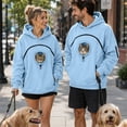 thumbnail image 5 of Pet Carrier Hoodie, Oversized Fleece Sweatshirt with Front Pouch for Small Pets, 5 of 8