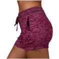thumbnail image 1 of Amzcrzy Womens Shorts Gym Shorts Spring Summer Solid Color Pockets Yoga Drawstring Outwear Sports Shorts For Women Shorts Women Running Shorts Women Athletic Shorts Women Plus Size Shorts, 1 of 7
