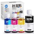 thumbnail image 1 of Botellas de tinta Jeostarky 31/32XL para HP Smart Tank, paquete de 4, 1 of 7