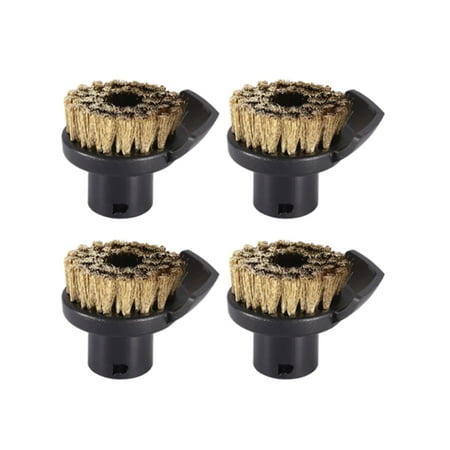

4Pcs Steam Cleaner Brush Copper Brush with Scraper Attachment