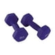 thumbnail image 1 of Mancuernas de Ejercicio Colamx 2 Piezas Violeta, 1 of 8