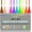 Multicolor, variant on Kassa Liquid Chalk Markers Blackboards Neon Colors) - Chalkboard Marker Erases on Glass, Window, Black Board, Chalk Pens Include Reversible Bullet - Non-Toxic Ink