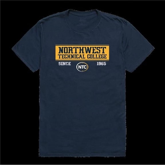 W Republic 507-703-NVY-05 Northwest Technical College Hawks Established T-Shirt, Navy - 2XL