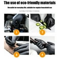 thumbnail image 3 of Gloves Product Classification Gloves 2 | Product Title 100PC Black Disposable Silicone Gloves Thickened Durable Alkali Versatile Use for General Purpose Tasks 100PCS, 3 of 6