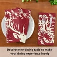 thumbnail image 6 of Napkin Satin Napkin 20*20Inchx6 Kitchen Towel Dinner Plate Towel Decorative Towel Napkin Tea Towel Suitable For Kitchen Table Christmas Style Deer, 6 of 8