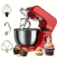 thumbnail image 4 of 4.76QT 380W Stand Mixer - 8-Speed Tilt-Head, Includes Whisk/Dough Hook/Beater - Perfect for Baking, Dough, Milkshakes & More, 4 of 13