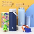 thumbnail image 2 of Botella de agua GoKeda Kids, 500 ml, 2 unidades, con aislamiento y pegatinas, 2 of 7
