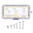thumbnail image 3 of 80Pcs Hex Washer Head Self Drilling Screw Set Stainless Steel Screw Kit M4.8 With Storage Box For  Industrial Applications, 3 of 8