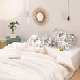 thumbnail image 4 of 100% Cotton Pillowcases King Size, Floral Print Pattern Pillow Cover 2 Pack, Super Soft Envelope Closure Standard Pillow Case Set (20"x36"), 4 of 5