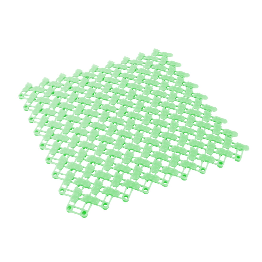 PiccoCasa Bathroom Floor Plastic Non-Slip Shower Bath Mat Cushion Green ...