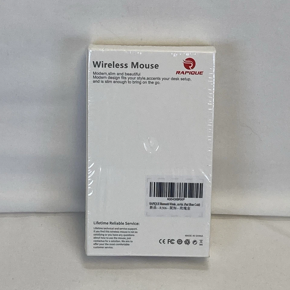 Rapique Bluetooth Wireless Mouse R306 Rose Gold X0043Ibrxp New