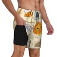 thumbnail image 2 of Naloa Animals Print Men Swim Trunks with Compression Liner ,Board Shorts,Men's Swim Shorts with Drawstring and Elastic Waistband-3X-Large, 2 of 6