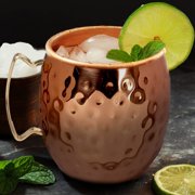 Zap Impex Moscow Mule Copper Mugs Hammered Set of 8 Color: Brown