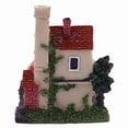 thumbnail image 3 of 5X Mini casa de resina casa en miniatura jardín de hadas paisaje hogar jardín decoración 4 estilos Color al azar, 3 of 4