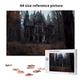 thumbnail image 6 of Rateoe Gloomy Mansion Forest Scene Pattern Wooden Picture Puzzle ,1000 Piece Jigsaw Puzzle ,Family Fun Puzzle, Home Décor Puzzle, Gift Puzzle(Horizontal style), 6 of 9