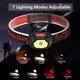 thumbnail image 3 of unidad de faro LED COB con sensor de luz fuerte, luz blanca y roja, 3 of 5