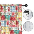 thumbnail image 4 of Blackout Kids Curtains,Pioneer Flower Floral Print Pattern Childrens Insulated Curtains Set Of 2,Bedroom Essentials,Toddler Room Decor 52"x63", 4 of 5