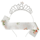 thumbnail image 4 of Conjunto de cumpleaños 13 11 10 15 21 30 40 50 60 Cintas para el pelo Cinturón de etiqueta Correas de hombro estampadas, 4 of 5