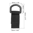thumbnail image 2 of Unique Bargains Belt Keeper Key Chain, 4 pack D Type Thickening Nylon Strap Key Chain Hook, Black, 2 of 6