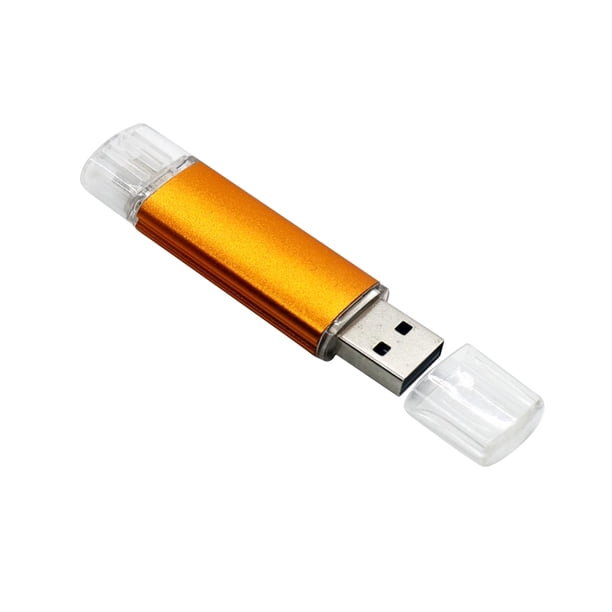 64GB USB 2.0 Flash Memory Stick Pen Drive para OTG Android Phone PC Gold 金 Baoblaze Lápiz de memoria