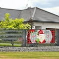 thumbnail image 3 of Picia Gnome And Buffalo Plaid Pattern Party Banner, Festive Decoration, Holiday Banner, Celebration Decor, Event Banner, Reusable Party Banner-Small, 3 of 8