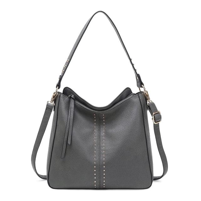 Bolso Hobo Montana West MWC-128-GY para mujer en piel vegana