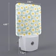 thumbnail image 2 of Fotbe Daisies Flowers Luz Nocturna LED, Luz de Noche con Sensor de Luz Natural de Anochecer a Amanecer, Se Enchufa a la Pared, Blanco Cálido 0.5W-UK, 2 of 7