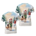 thumbnail image 3 of Hello Winter German Shepherd Frosty Morning Walk Welcome Snowy Christmas All Over Print 3D Shirt Unisex Merch Alsatian Dog Lover Gifts - 02018, 3 of 6
