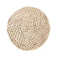 thumbnail image 2 of Ludlz Rattan Weave Round Oval Placemat Dining Table Heat Insulation Mat Kitchen Decor, 2 of 8