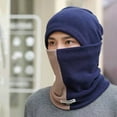 thumbnail image 3 of Beanie Hat Scarf 2Pcs/Set Coldproof Windproof Classic Fashion Color Matching Neck Warmer Beanie Hat Set, 3 of 5
