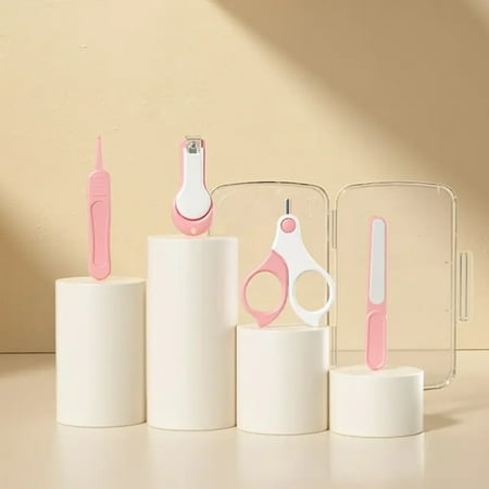 

HLJHKJWM Baby Nail Clip Four Piece Set Newborn Baby Nail Clip Supplies Baby And Child Nursing Tools