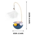 thumbnail image 2 of 4 In 1 Interactive Cat Feather Toys, 2025 Upgraded Interactive Cat Toys for Indoor Cats, Teaser Catnip Wand Kitten Toy for Indoor Cats Self Play, Blue, 2 of 7