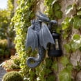 thumbnail image 2 of Garden Statues Tree Hugger Dragon,Halloween Dragon Statue Solar Lights Outdoor Patio Wall Decor,Christmas&Mothers Day&Birthday Gifts for Grandma Mom Women,Ideas Arts Crafts Waterproof Resin Lantern, 2 of 6