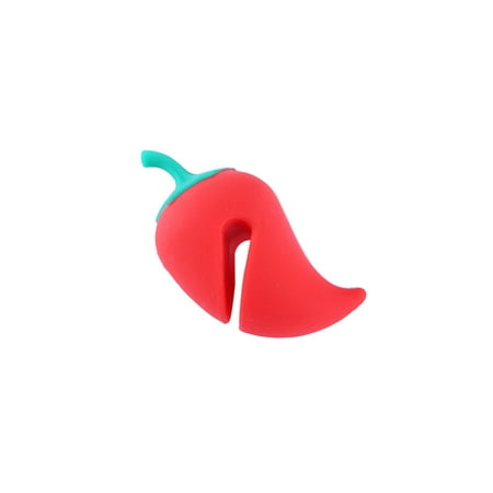 

YUEHAO Cooking Utensils 1PC Silicone Ｃhili Pot Cover Raised Overflow Preventer Lid Riser Kitchen Tools pot lid Red