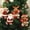 Multicolor a17886, variant on Cagogo under $5 4Pcs Christmas Fabric Ornaments, Christmas Fabric Doll Ornaments,Dancing Elderly People Pendants,Snowmen Deer Bears Decor,Small Hanging Figurines,Festive Character Decorations