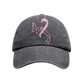 thumbnail image 3 of Miaoju Cancer Baseball Caps Cancer Awareness Accessories Adults Women Men Pink Ribbon Embroidered Hats Gifts, 3 of 5