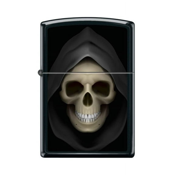 Zippo Lighter-Death Grim Reaper Black Matte Windproof Lighter #Z5479