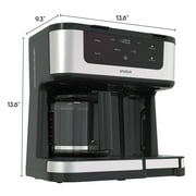 Savour Dual Coffee Maker, Programmable 12-Cup Coffee Pot & Single Serve Coffee Machine