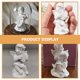 thumbnail image 4 of 2 piezas de estatua de ángel de resina para decoración del hogar, figura de ala romana, pequeño querubín bebé, 4 of 6
