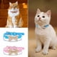 thumbnail image 5 of 2 collares para gatos (rosa+azul, 30*1,5CM), con lazos de diamantes brillantes. Collar para gatos con lazo de diamantes ajustable para gatitos. Lazos de diamantes para perros y mascotas., 5 of 5